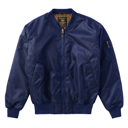 MA1タイプブルゾン ネイビー L