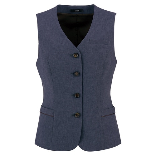 レディースベスト ブルーグレー 5