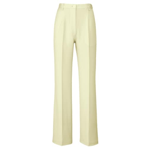 レディーススタイリッシュパンツ Lイエロー 5L