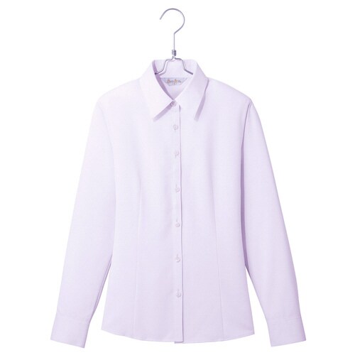 長袖ブラウス パープル 25