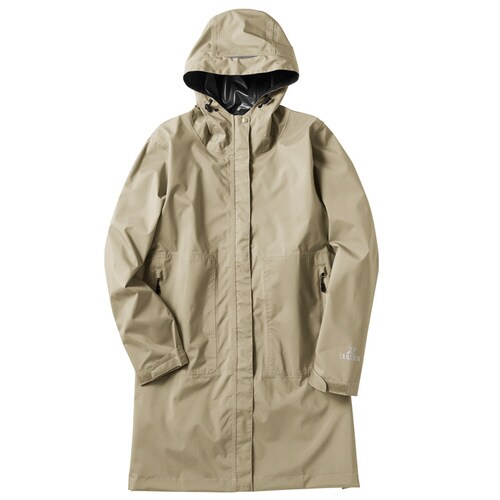 ストレッチレインコート ベージュ M