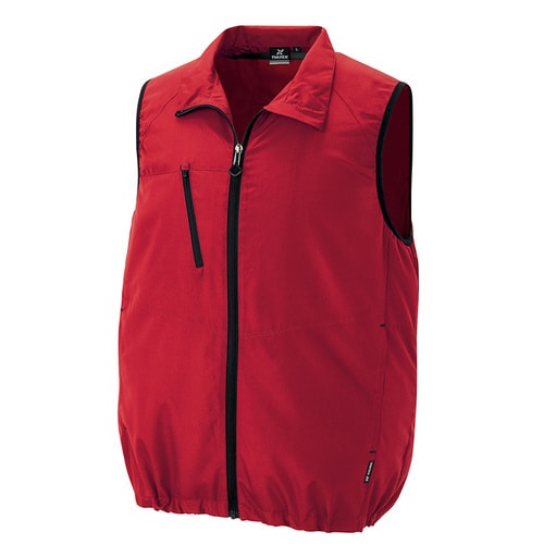 空調服 ベスト レッド M