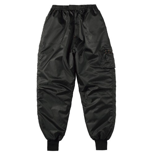 中綿パンツ ブラック M