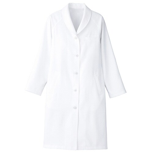 ショールカラー診察衣 ホワイト 5L