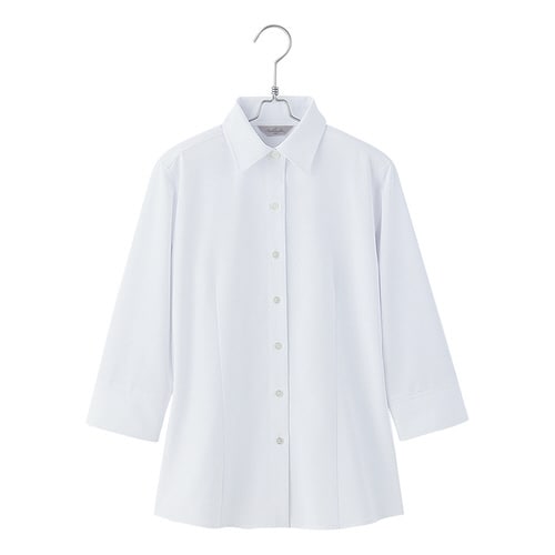 七分袖ブラウス ホワイト 11