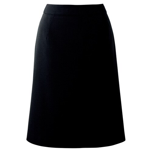 Aラインスカート ブラック 7