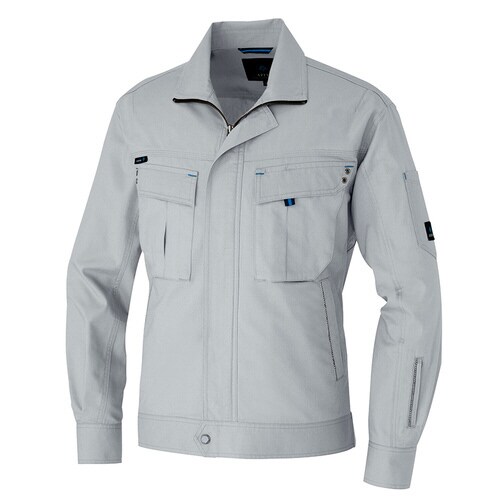 長袖ジャンパー シルバーグレー S