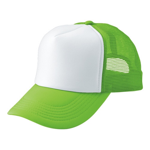 Aメッシュキャップ Fグリーン×ホワイト F