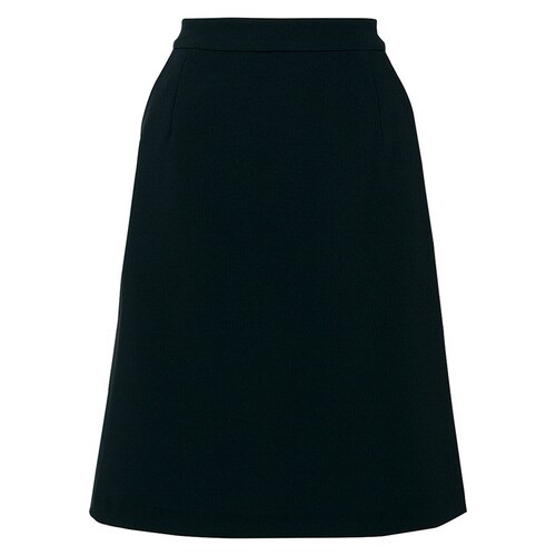 レディースAラインスカート ブラック 5