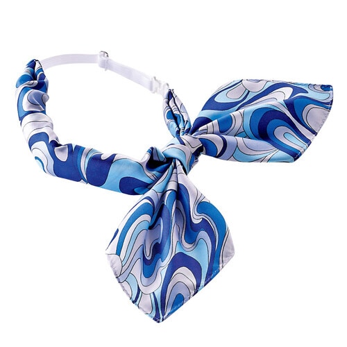 スカーフリボン ブルー F