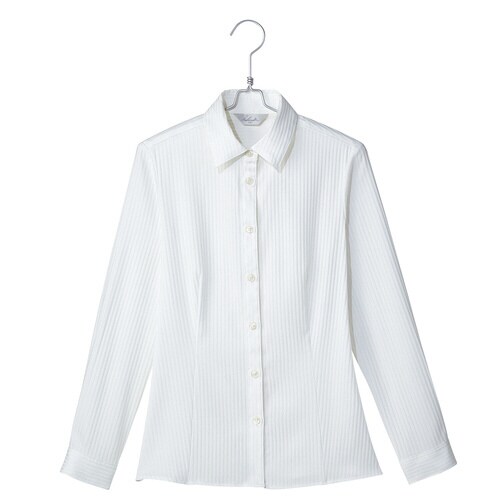 長袖ブラウス ホワイト 9