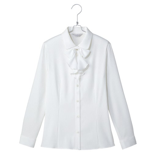 長袖ブラウス ホワイト 5