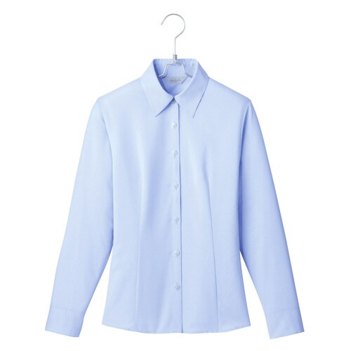 長袖ブラウス サックス 21