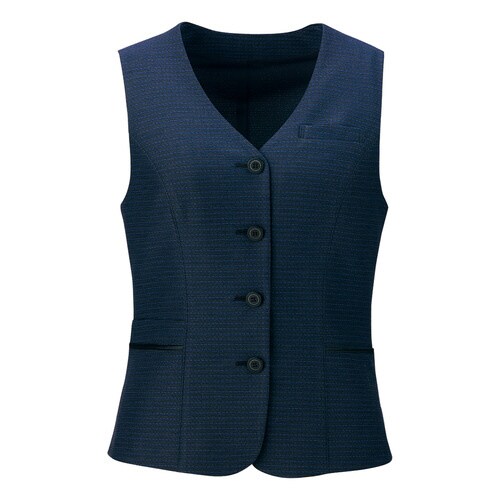 レディースベスト ネイビー 19