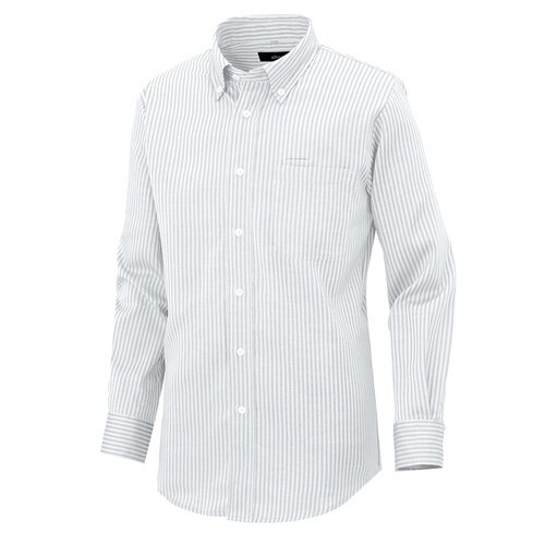 長袖BDシャツ(ヘリンボーン) ホワイト 3S