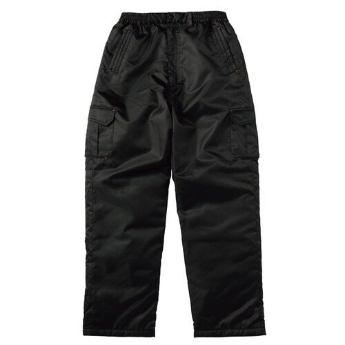 中綿パンツ ブラック L