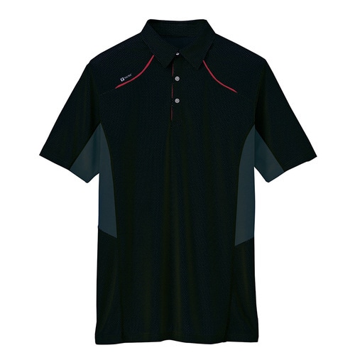 半袖ポロシャツ ブラック 3L