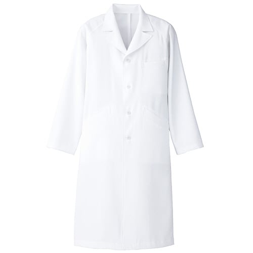 セミピーク型診察衣 ホワイト L