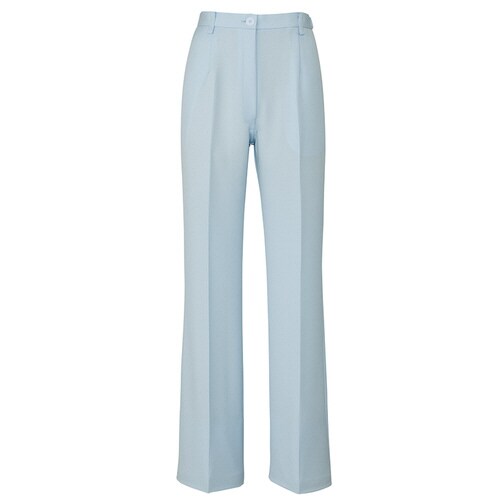 レディーススタイリッシュパンツ サックス 4L