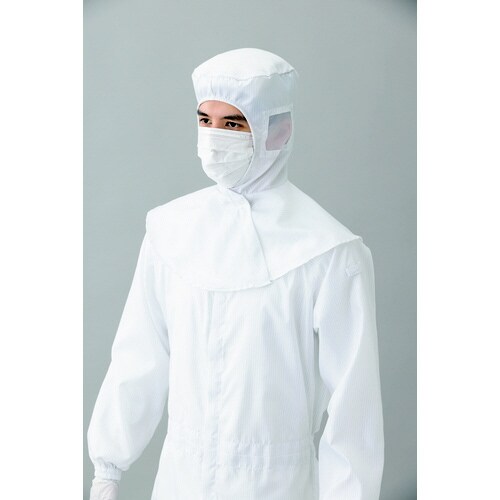 フード・ストライプ(丸天型) ホワイト L