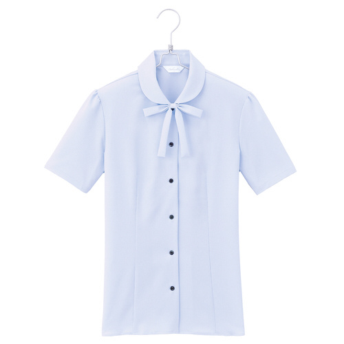 半袖ブラウス サックス 9