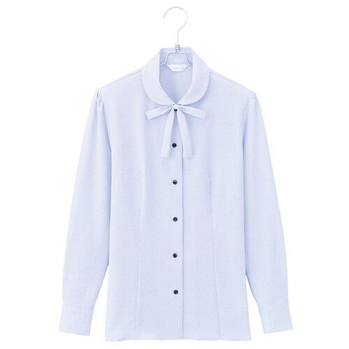 長袖ブラウス サックス 5