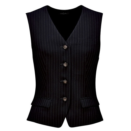 ベスト(4ツボタン) ブラック 19