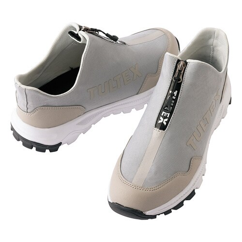 セーフティシューズ ライトグレー 26