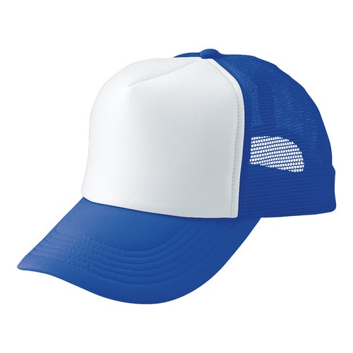 Aメッシュキャップ ブルー×ホワイト F