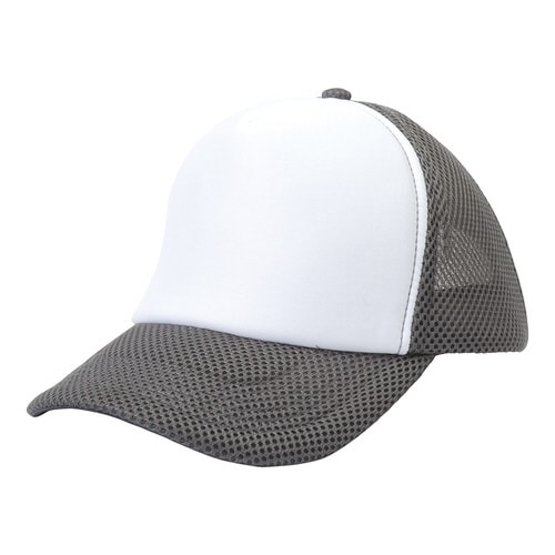 Aラッセルキャップ グレー×ホワイト F