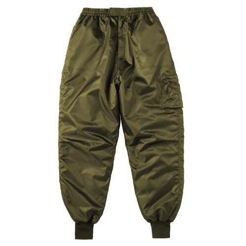 中綿パンツ カーキ LL