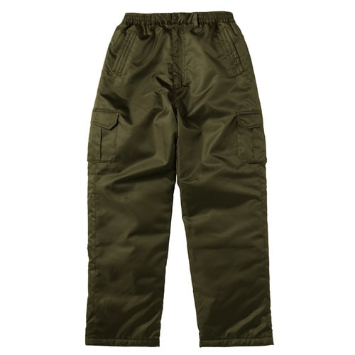 中綿パンツ カーキ 3L