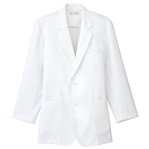 メンズブレザーコート ホワイト L