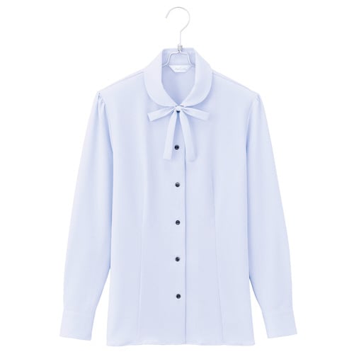 長袖ブラウス サックス 19