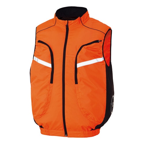 空調服 ベスト オレンジ M