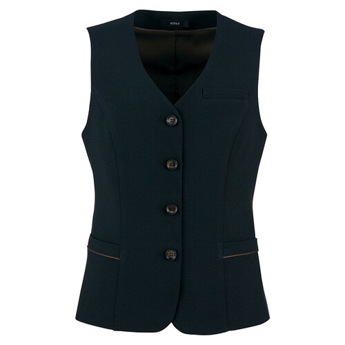 レディースベスト ブラック 9