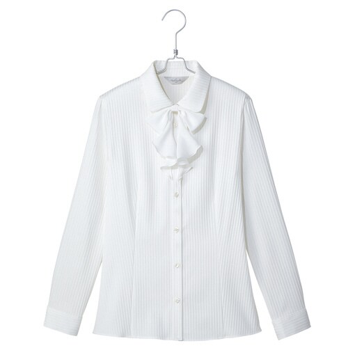 長袖ブラウス ホワイト 21