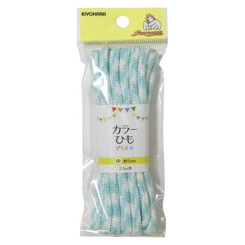 カラーひもプラス ミックスラメ ミントブルー