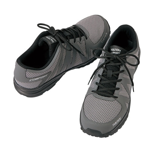 セーフティシューズ チャコールグレー 22.5