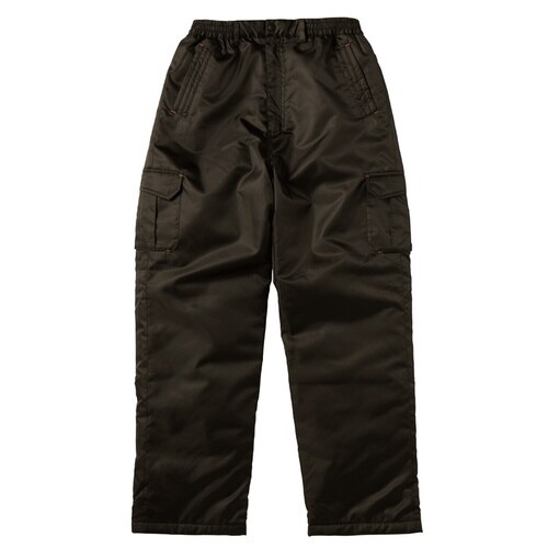 中綿パンツ ブラウン L