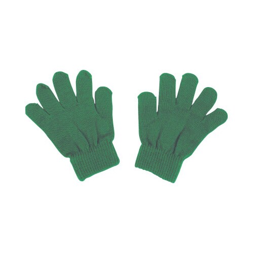 カラーのびのび手袋 緑 10双組