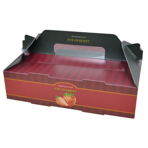 PS手提箱イチゴ2P リッチレッド小