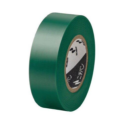 ビニールテープ 19mm×10m 緑 ×10