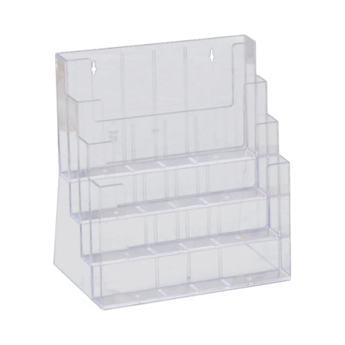 カタログホルダー A4ヨコ 4段