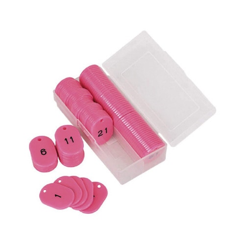 番号札 桃 1_100 小