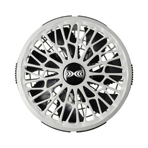 空調服(R)14.4V対応ファン グレー2個