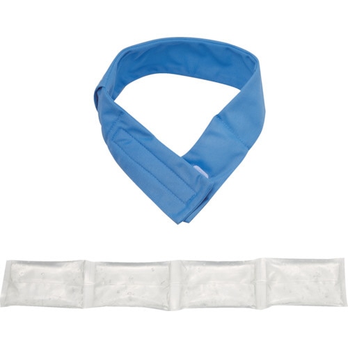 やわらかネッククーラー ブラック(不凍保冷剤付き)