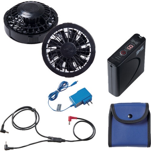 空調服スターターキット02ブラック