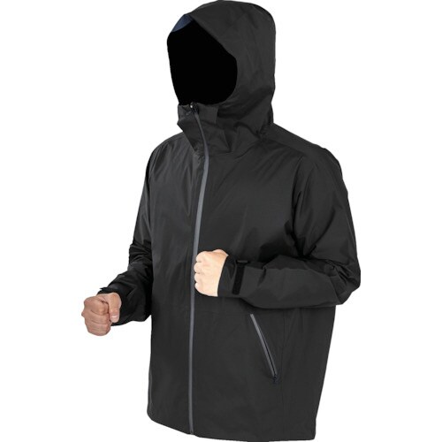 高耐候・軽量ストレッチレインウェア ブラック M