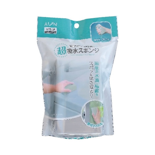 アイオン 超吸水スポンジ 200ML グレー